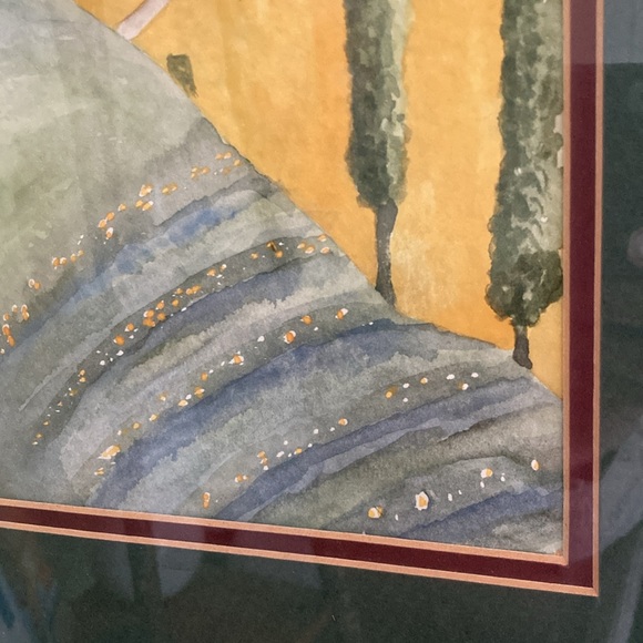 Tuscany, watercolor original art - Picture 3 of 4